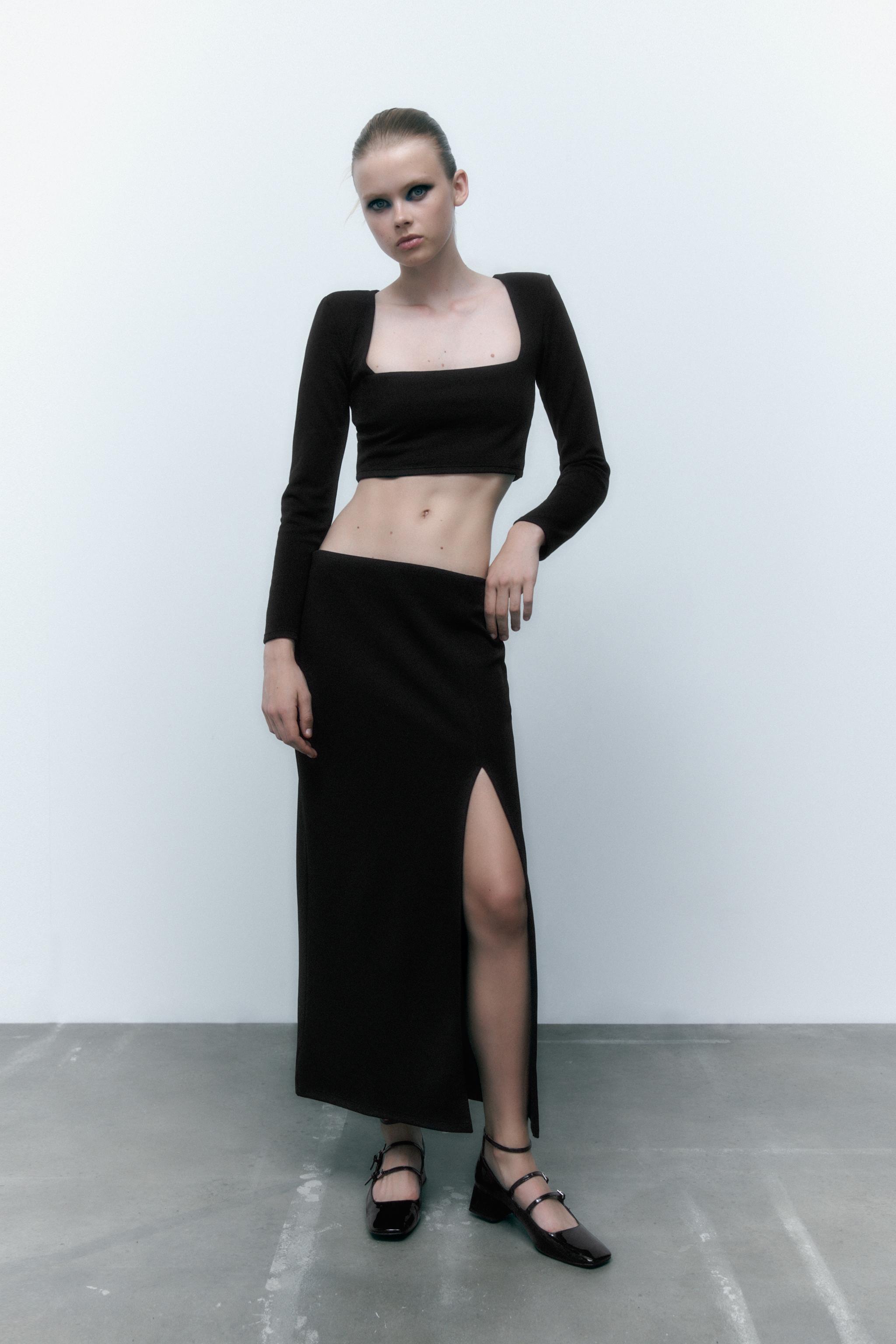 Zara zwarte rok hotsell